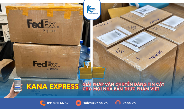 Gửi nguyên liệu món Việt đi nước ngoài